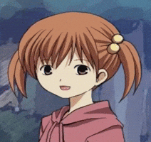 Girl With Red Hair In Pink Jacket GIF