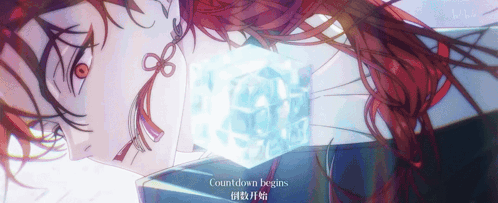 Girl With Red Hair Saying Countdown Begins