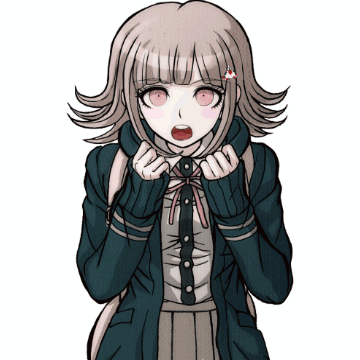 Girl With Short Hair And Backpack GIF
