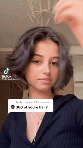 Girl With Short Hair TikTok Video GIF