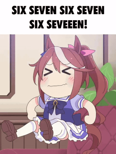 Girl with Six Seven Six Seven Six Seveneen