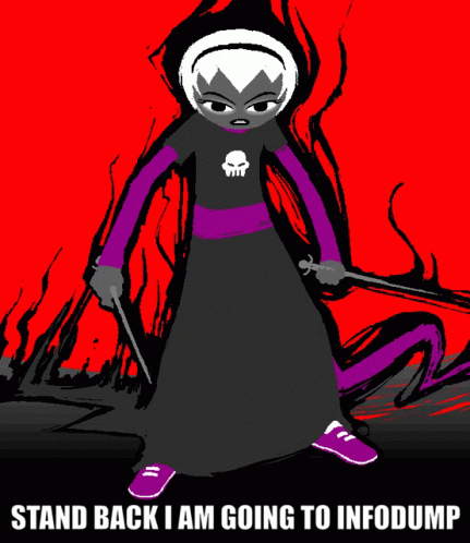Girl With Skull Shirt Saying Stand Back I Am Going To Infodump