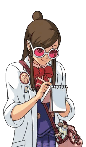 Girl with Sunglasses Writing in Notebook