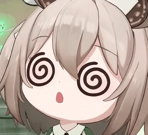 Girl With Swirly Eyes