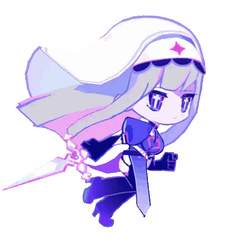 Girl with Sword and Star Hat