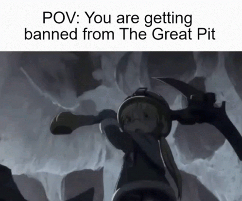 Girl With Sword Banning From Great Pit GIF