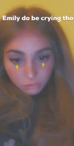 Girl With Tears Emily Do Be Crying