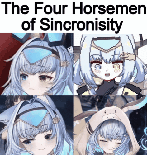 Girl With The Four Horsemen of Synchronicity