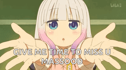 Girl with White and Pink Hair Giving Time to Miss U