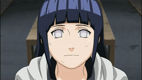 Girl With White Eyes And Black Hair GIF