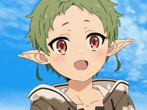 Girl With White Hair and Ears Wearing Mask