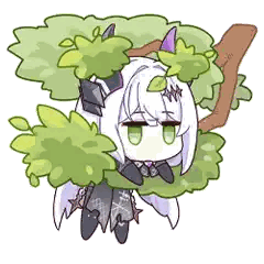 Girl With White Hair And Green Eyes