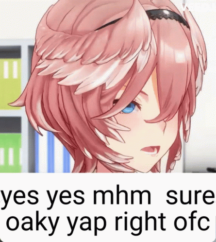 Girl with Wings Saying Yes