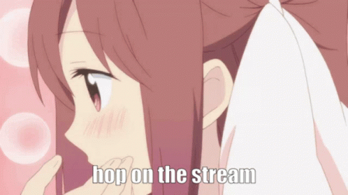 Girl With Words Hop on the Stream