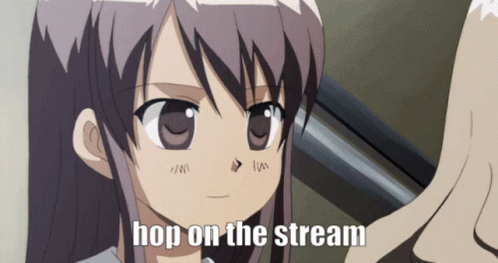 Girl With Words Hop on the Stream