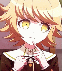 Girl With Yellow Eyes And Bow Tie GIF