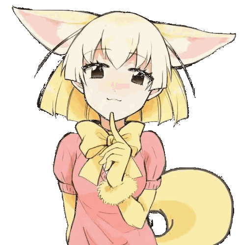 Girl with Yellow Hair and Pink Shirt
