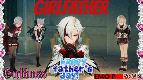 Girlfather Father's Day Card