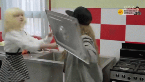 Girls Act Like Fighting GIF