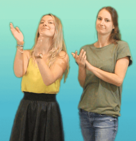 Girls Applauding Mazel Tov GIF