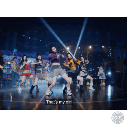 Girls Dancing on Stage Saying My Girl