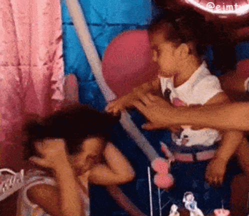 Girls Fighting And Pulling Hair GIF