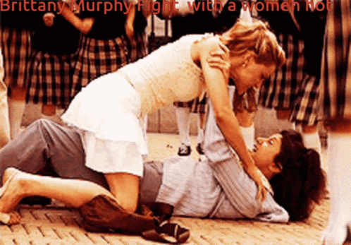 Girls Fighting Brittany Murphy GIF