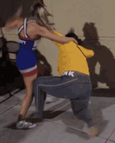 Girls Fighting Each Other GIF