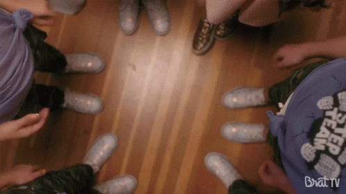 Girls Hand Teamwork Meme GIF