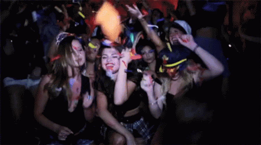 Girls Partying In The Club GIF