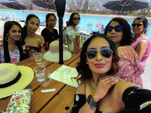 Girls Trip Pool Party Selfie GIF