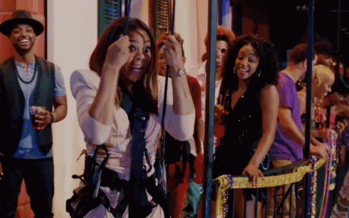 Girls Trip Regina Hall Zip Line Freaking Out GIF