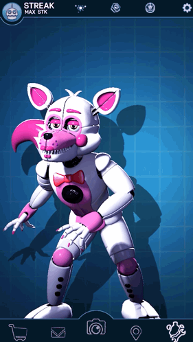 Girly Golden Freddy GIF