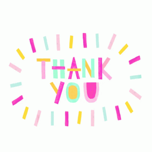 Girly Thank You Clipart GIF