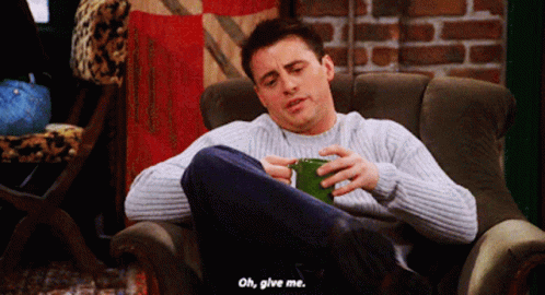 Give It To Me Joey Tribbiani GIF