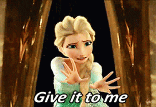 Give It To Me Frozen Elsa GIF