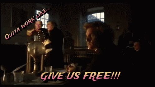 Give Us Freedom From Slavery GIF