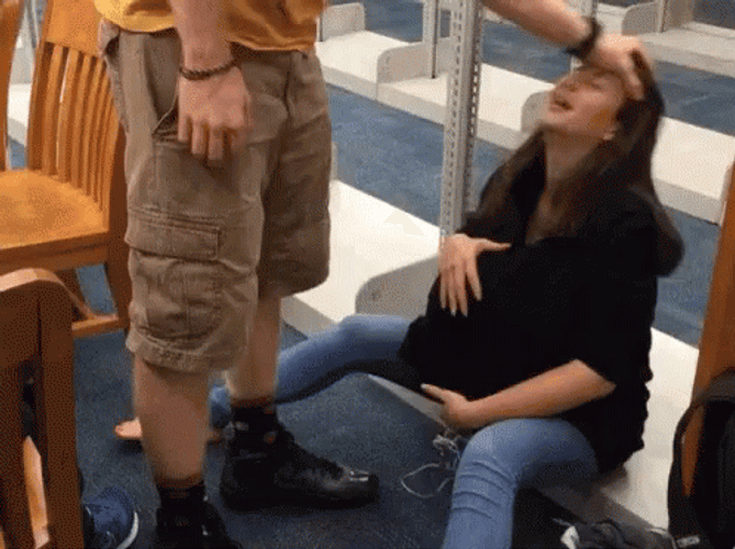 Giving Birth To A Balloon Funny GIF