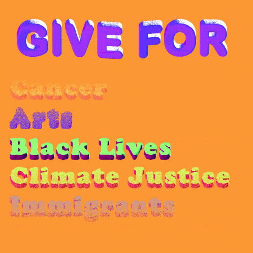 Giving Tuesday Human Equality GIF