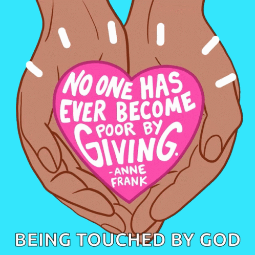 Giving Tuesday Touched By God GIF