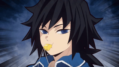 Giyu Blowing Whistle GIF