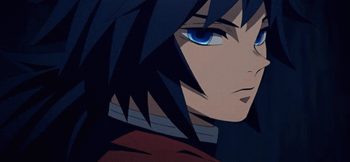 Giyu Face Zoom In GIF