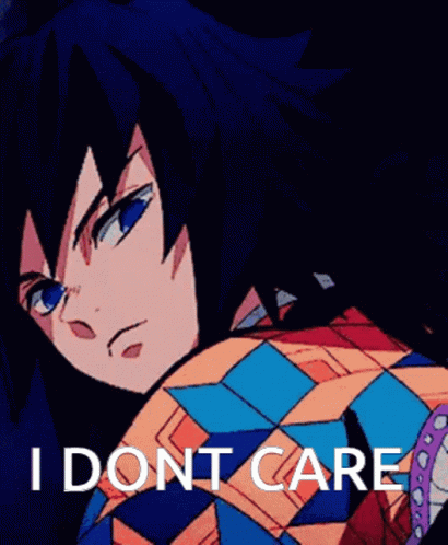 Giyu I Dont Care GIF