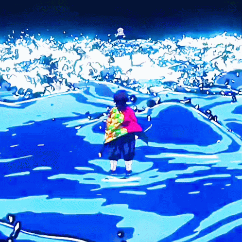 Giyu Water Breathing Loop GIF