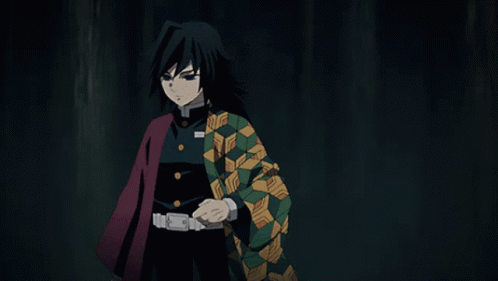 Giyu Withrdawing Sword GIF