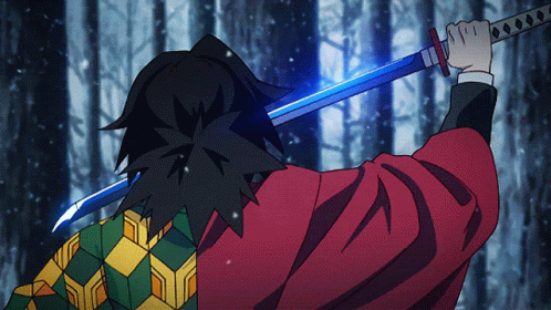 Giyuu Tomioka Sword Pose GIF