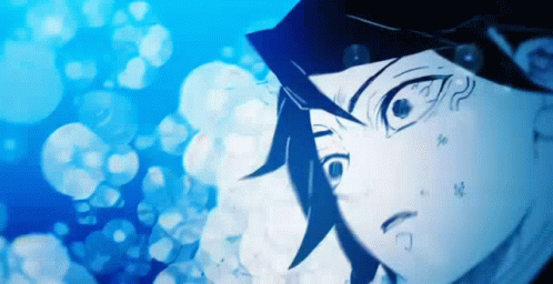 Giyuu Tomioka Under Water GIF