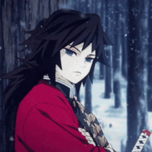 Giyuu Tomioka Winter Snow GIF