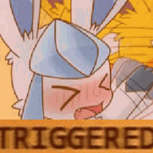 Glaceon Pokemon Triggered Meme GIF