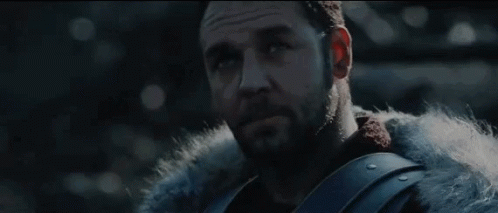 Gladiator Maximus Hopeful Looking Up GIF